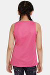Zelocity Girls Relaxed Quick Dry Tank Top - Ibis Rose — thumbnail 3